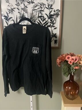 Good Shirts Vintage 90s Get Your Kicks On Route 66 Long Sleeve Shirt Size M